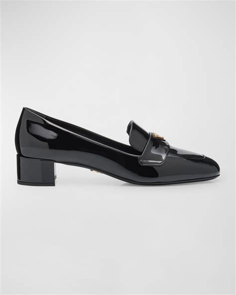 pumps vernice prada|Prada Vernice Patent Loafer Pumps .